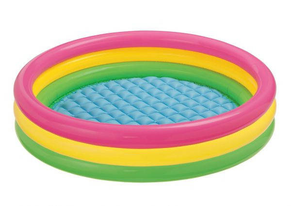 

Басейн надувний Яскравий вініл 3 секції надувне дно 58924