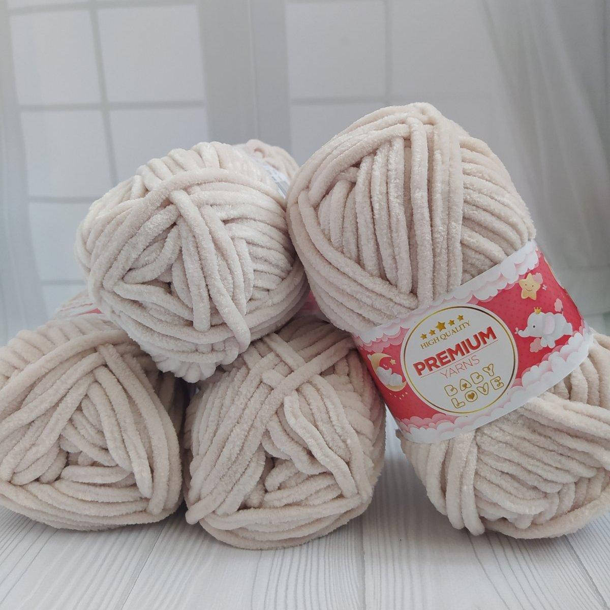 

Premium Yarns BABY LOVE №342 світлий беж, Светло-бежевый