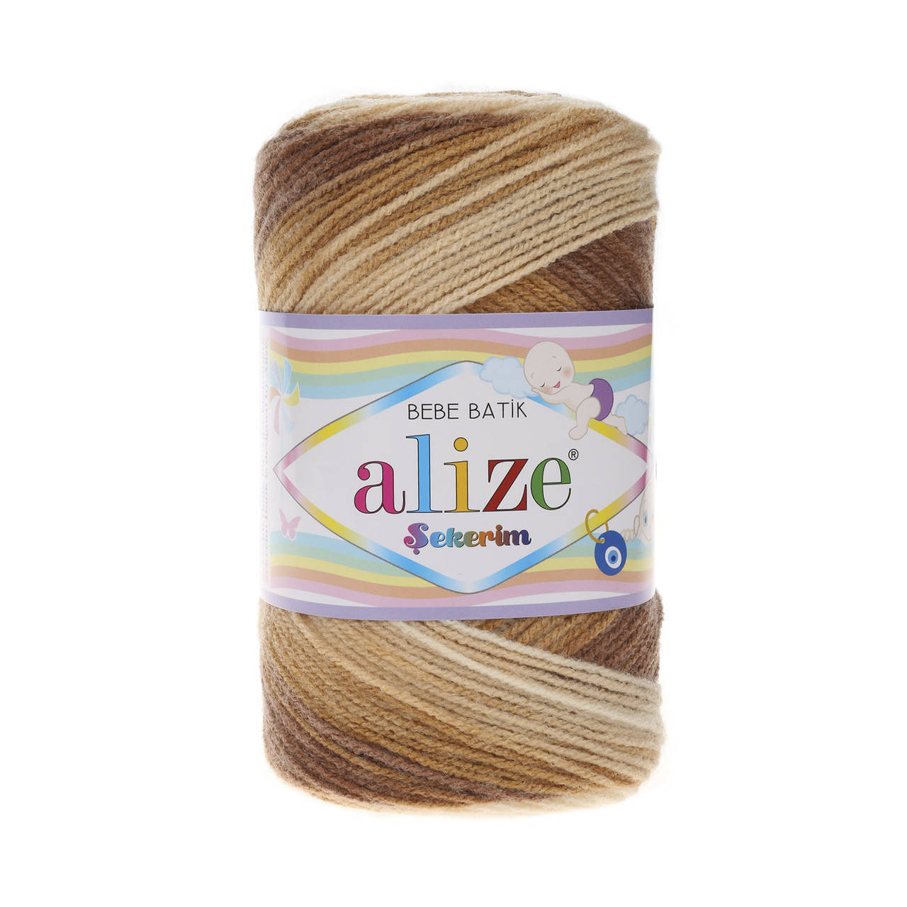 

Пряжа Alize Sekerim Bebe Batik 3050 (Ализе Шекерим бебе батик)