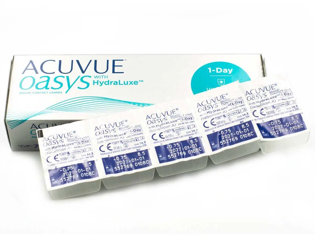 

Acuvue Oasys 1-Day with HydraLuxe Контактные линзы однодневные 30шт.