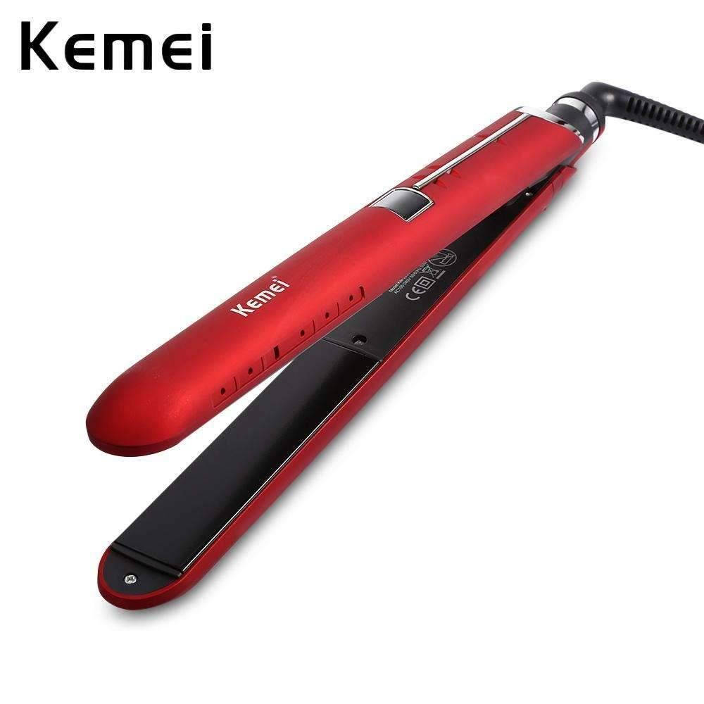 

Утюжок выпрямитель для волос с терморегулятором Kemei KM-2205 VN
