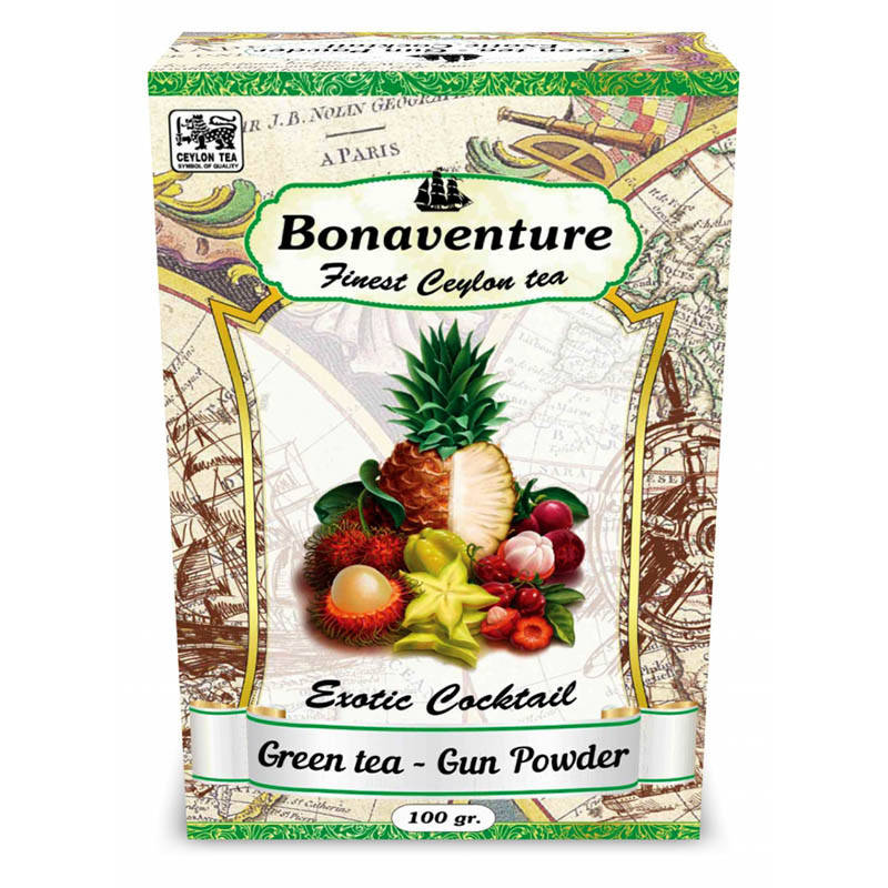 

Чай Bonaventure "Exotic cocktail" Зеленый Экзотический коктейль 100 г
