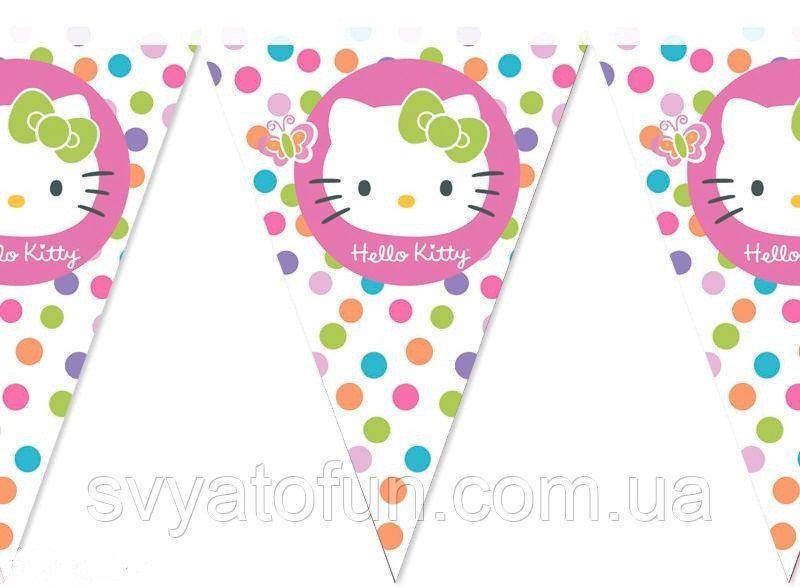 

Гирлянда треугольная Hеllo Kitty