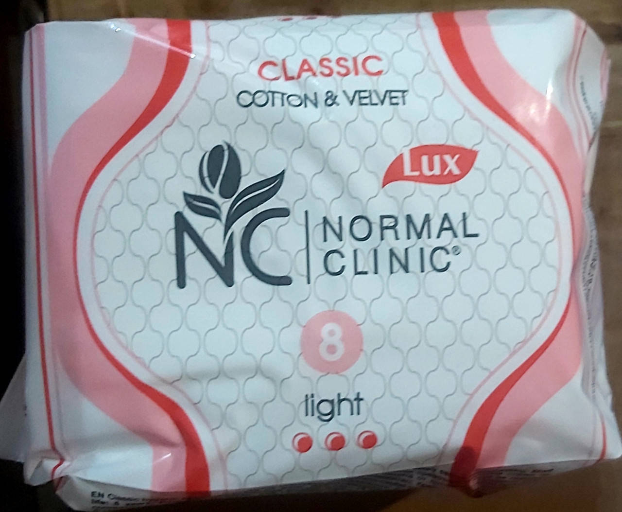 

NormalClinic прокл д/крит днів - Classic - cotton&velvet - 3 краплі, 240 мм/уп=8