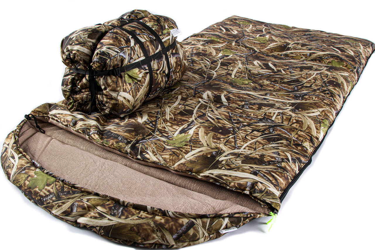 

Широкий спальный мешок, спальник одеяло -15/+5 Arvisa, Хаки