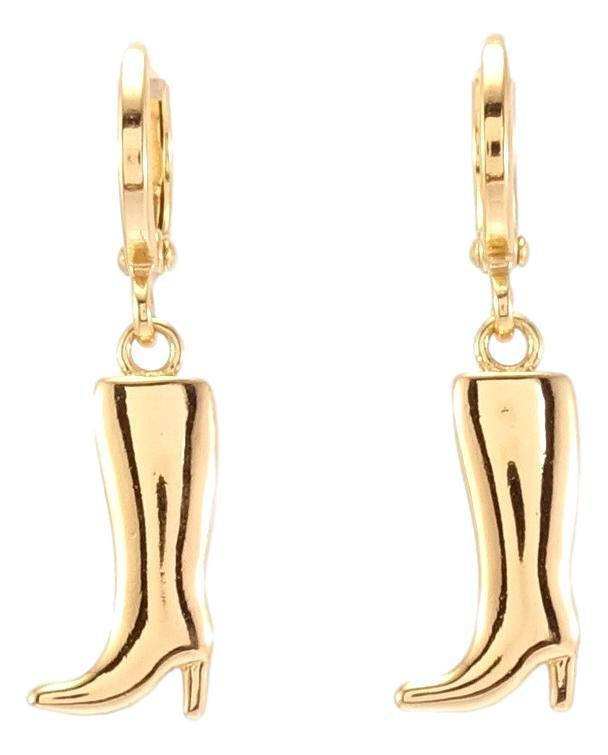 

Серьги Xuping Позолота 18K висюльки "Сапоги"