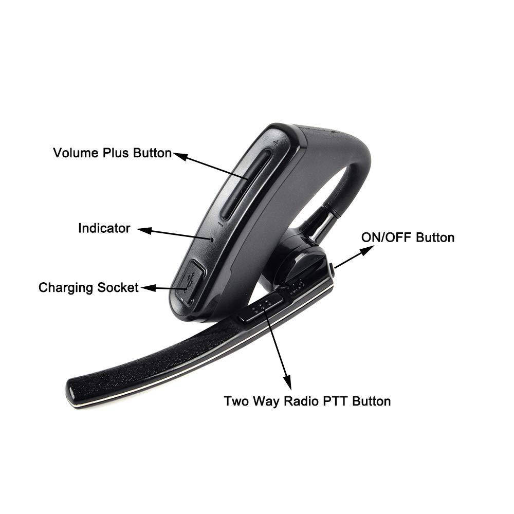 

Гарнитура bluetooth Expert HB-780D (K1) для раций, радиостанций, Черный