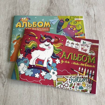 

Альбом для малювання 30 арк. скоба Скат 100 г/м2, Белый