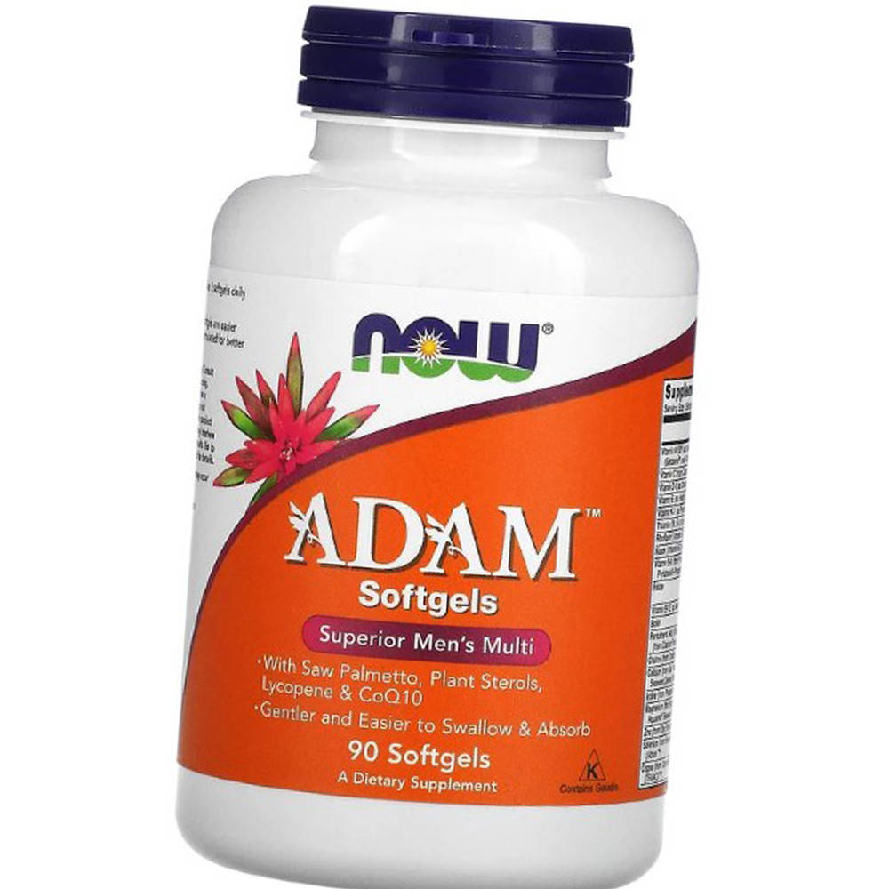 

Витамины и минералы для мужчин NOW Foods Adam 90 гел капс Нау Фудс Адам