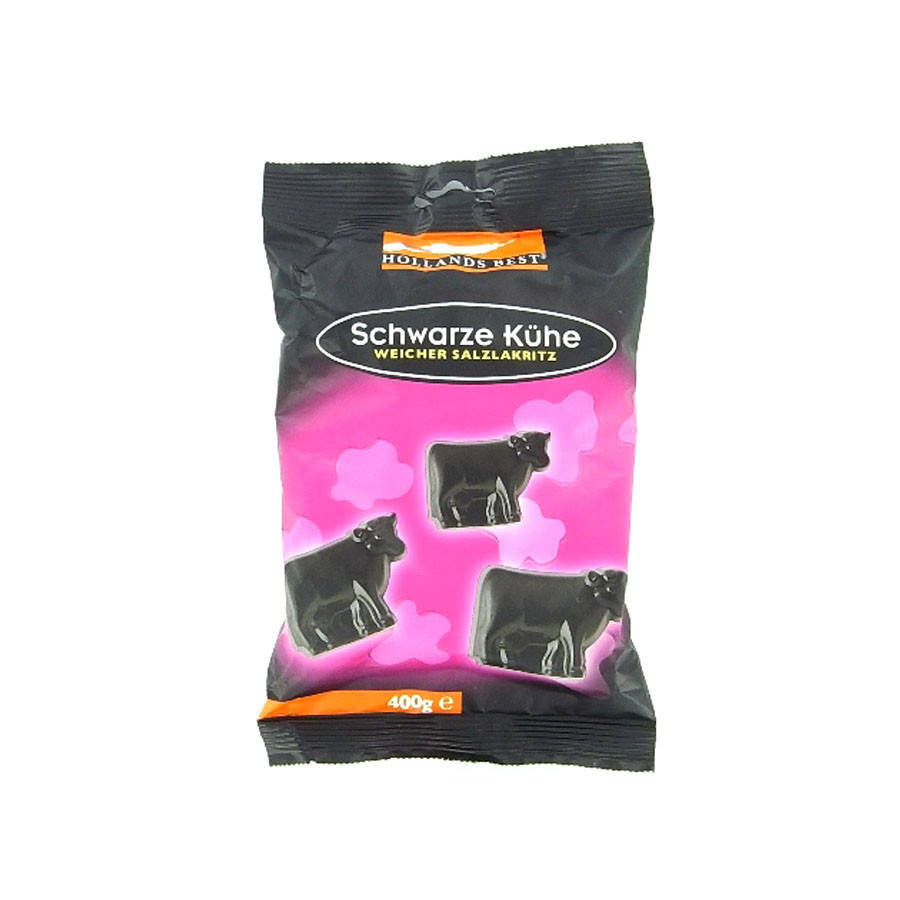 

Лакричные жевательные конфеты Hollands Best Schwarze Kuhe 400 g