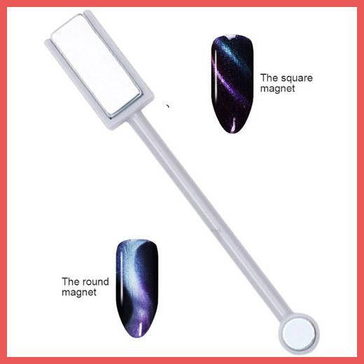 

Магнит двухсторонний для гель-лака Cat Eye Magnet Lpnails, Серебристый
