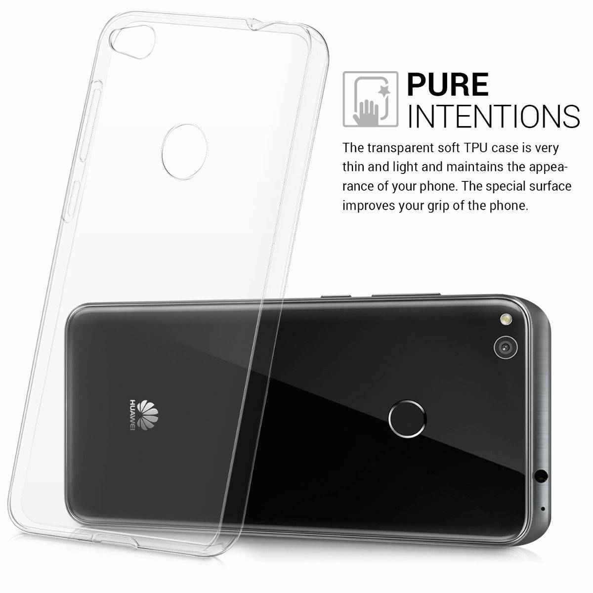 

Силиконовый чехол для Huawei P8 Lite /P9 Lite 2017, Прозрачный