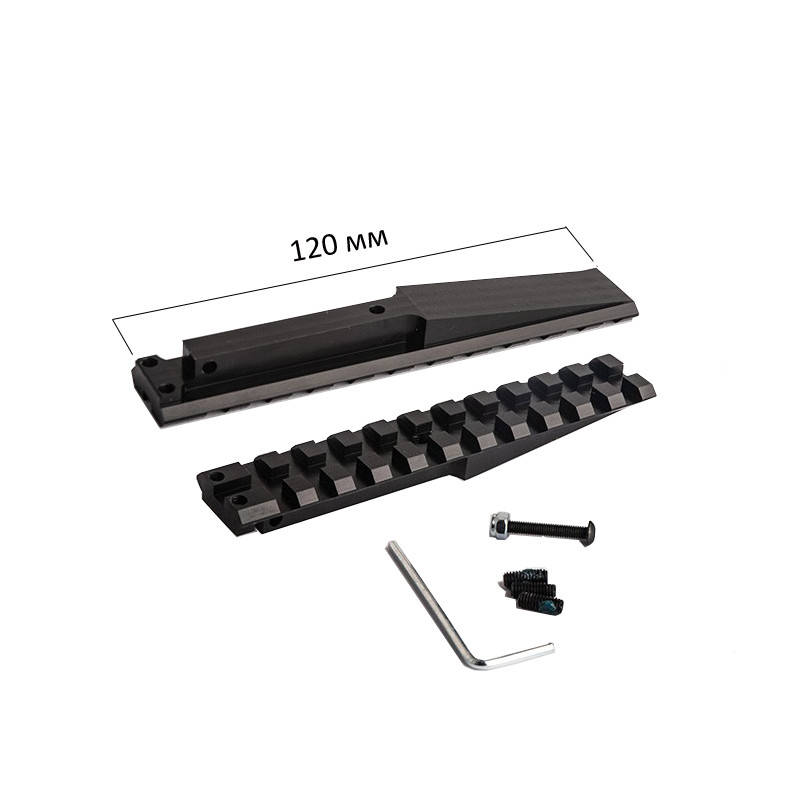 

Планка Пикатинни для установки коллиматорного прицела для автомата АК (анодированная)