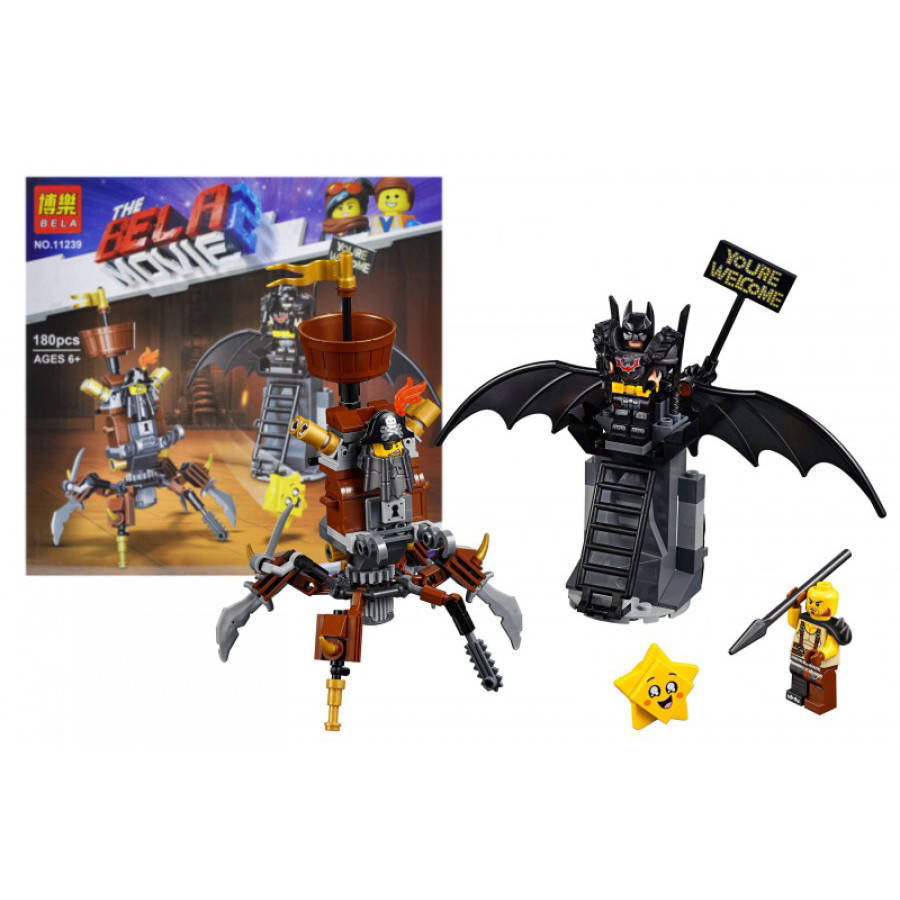 

Конструктор "Боевой Бэтмен и Железная борода" 11239, 180 деталей, Разные цвета