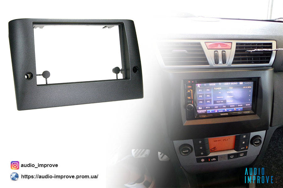 

Перехідна рамка 2 Din Fiat Stilo 01 - 08 переходная рамка