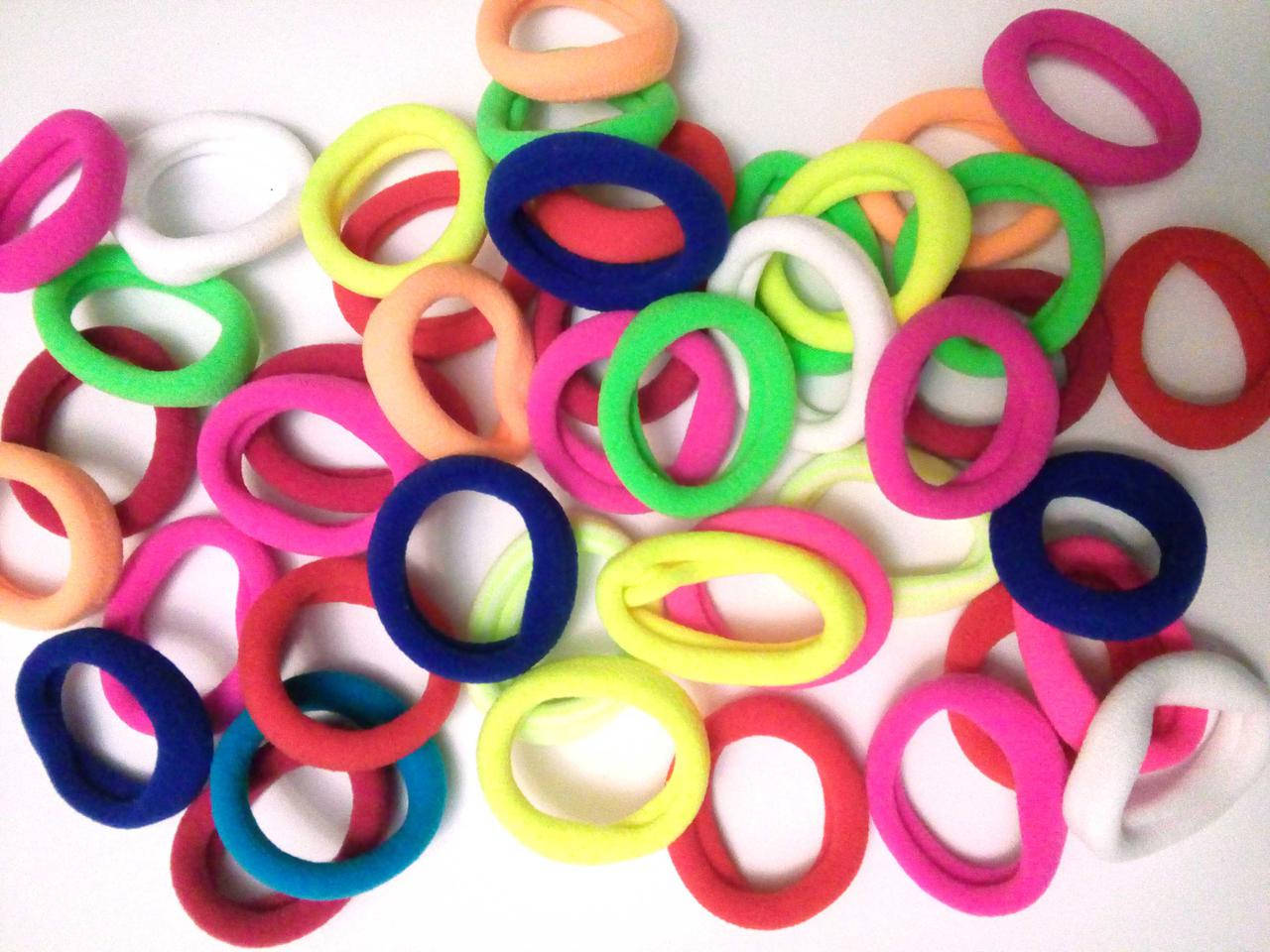 

Резинки для волос 3,5-4 см (цена за 10 шт)