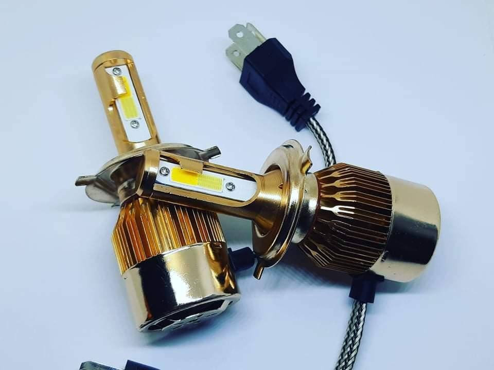 

Лампа H4 9-32V LED C6D-COB dual color 360* 7600LM
