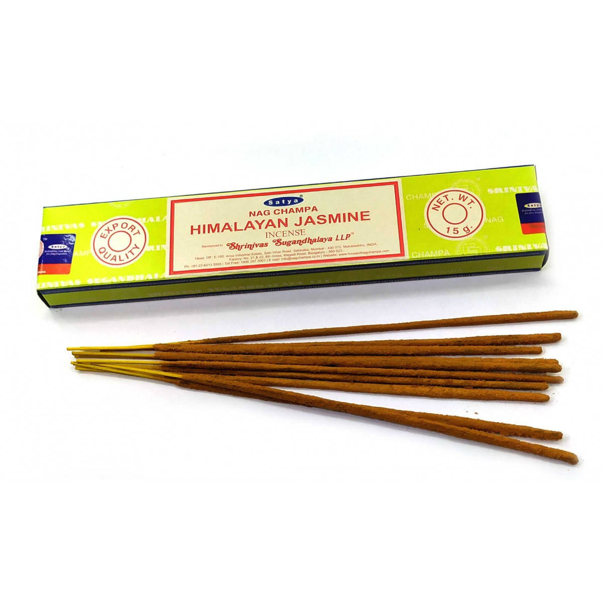 

Himalayan Jasmine (Гималайский Жасмин)(15 гр.)(Satya)(12 шт /уп) масала благовоние