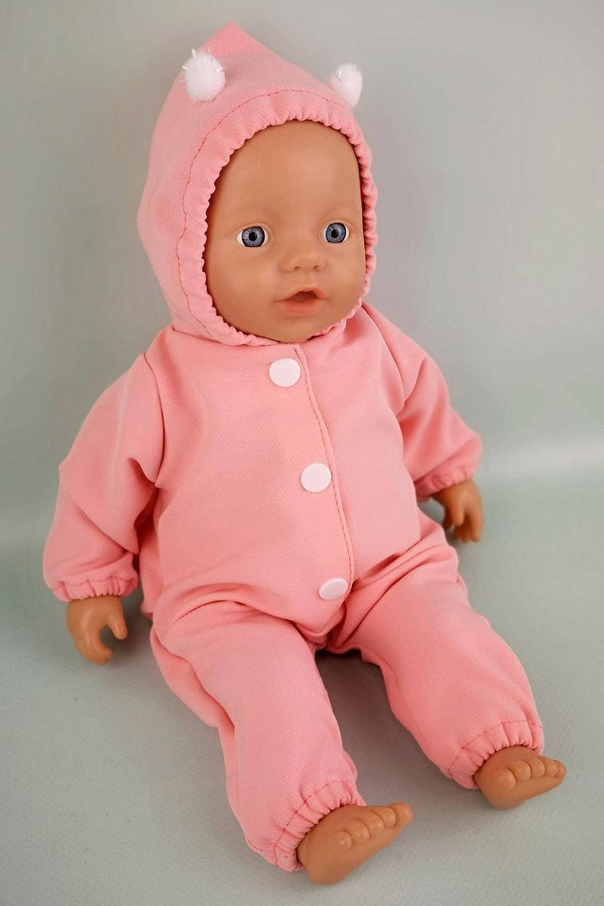 

Комбинезон светло-абрикосовый для пупса 32 см