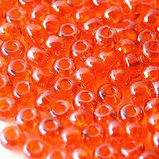 

Чешский бисер Preciosa 10/0 № 96030, глазурованный темно оранжевый, 50 грамм