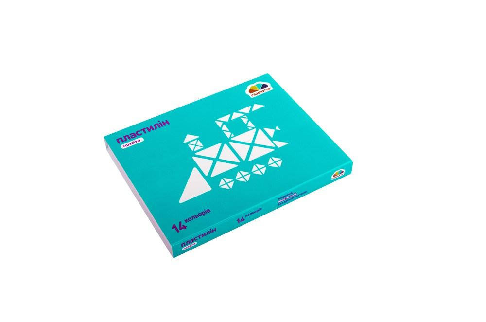 

Пластилин Мозаїка , 14цв, 210г