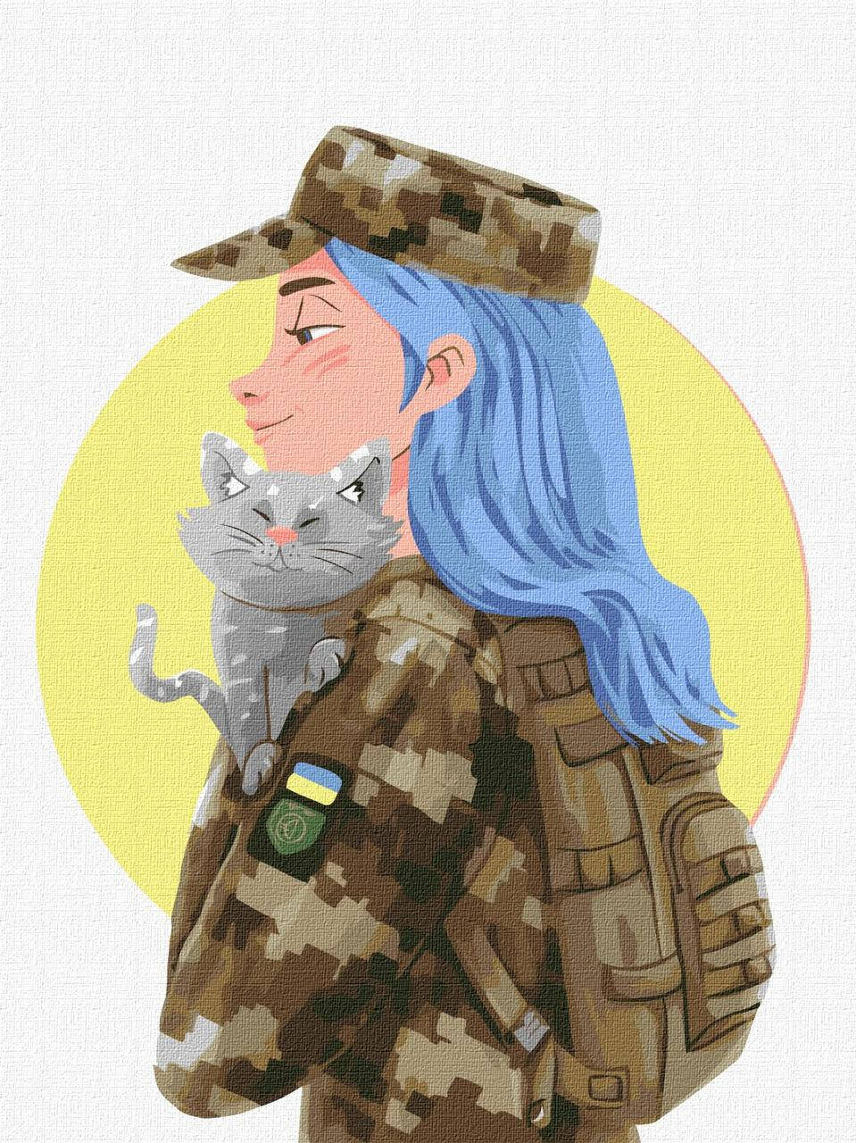 

Картина по номерам KHO4891 Пушистое спасение ©anastasiia.ole, 30х40см. Идейка