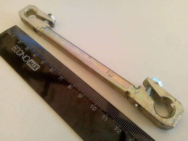 

Ключ прокачки тормоза зажимной 8х10