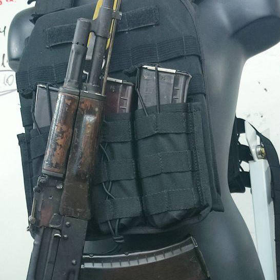 

Подсумок открытый под магазины АК, АКМ на 3 шт. с системой MOLLE - UkrCossacks
