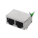 

Гнездо сдвоенное 2xRJ45 угловое, монтажное