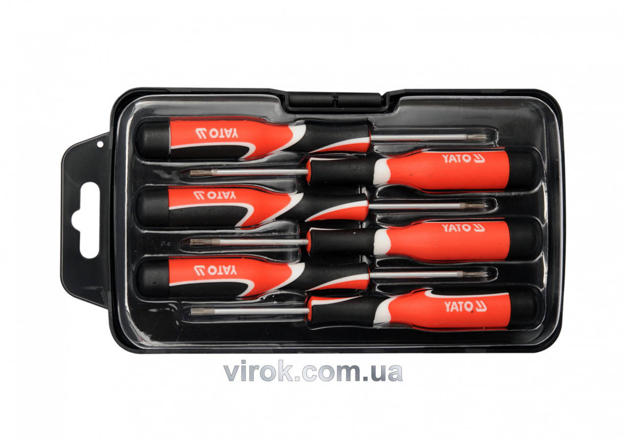 

Набор прецизионных отверток YATO Torx T5-Т10 6 предметов YT-25862