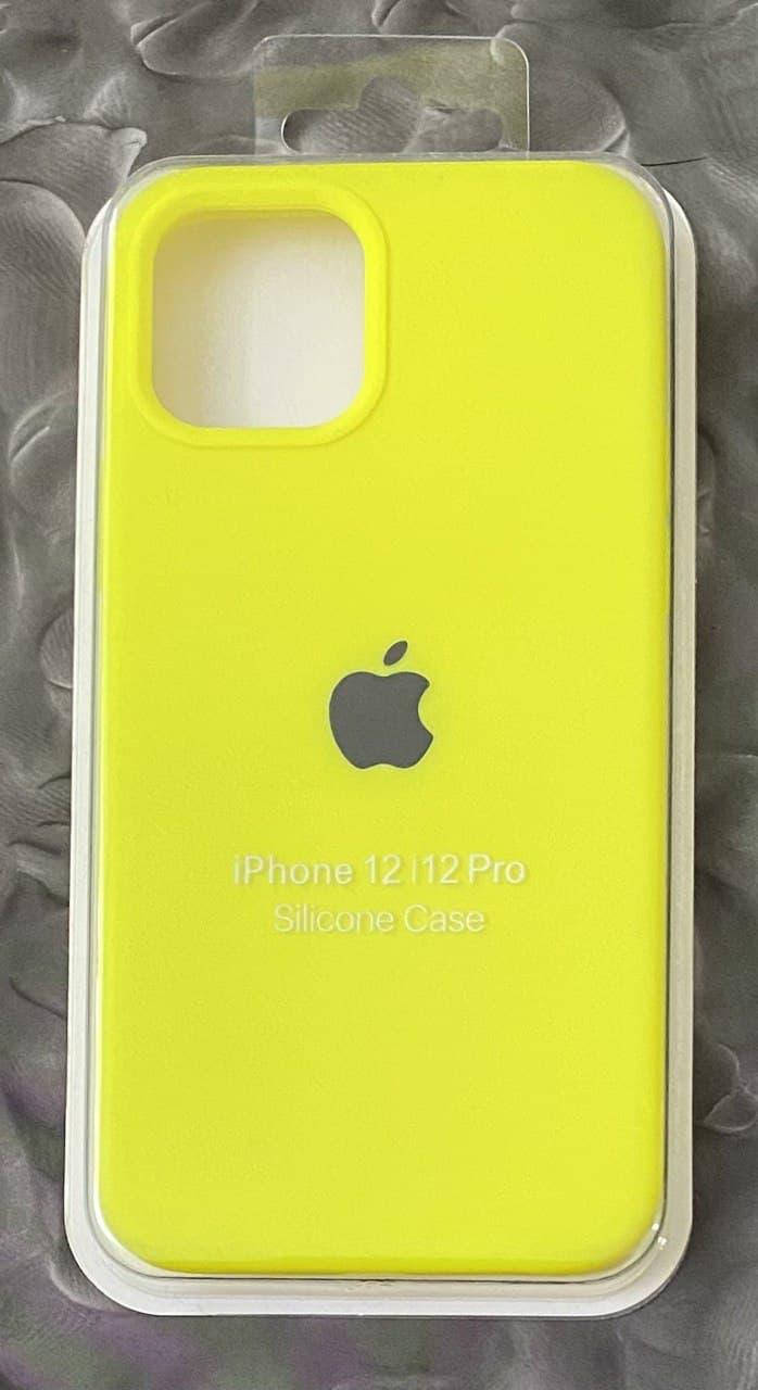 

Чехол Силиконовый для iPhone 12/12 Pro Yellow, Желтый