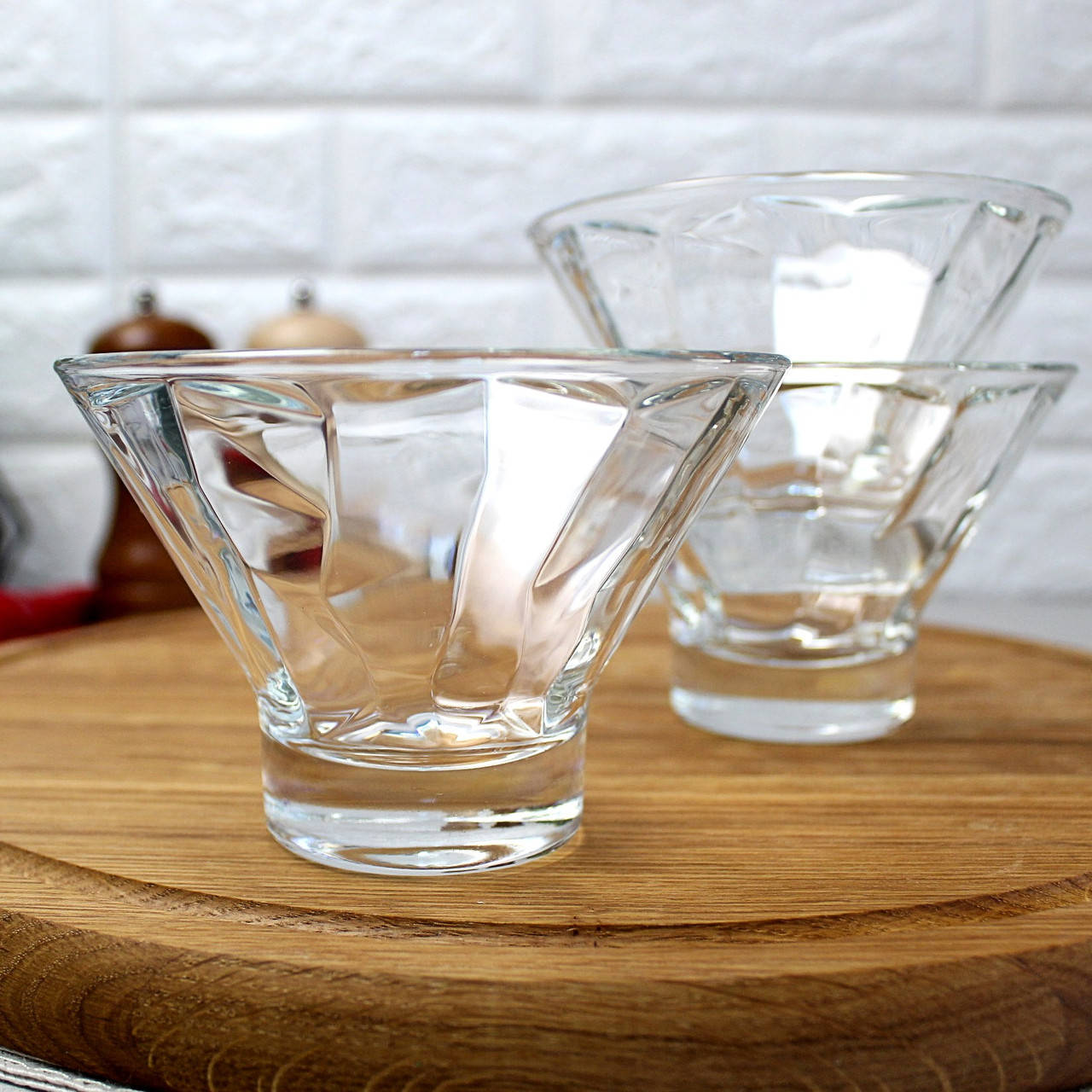 

Набор креманок из стекла 3 шт Luminarc Shetland Sculpture 250 мл (P2768), Прозрачный