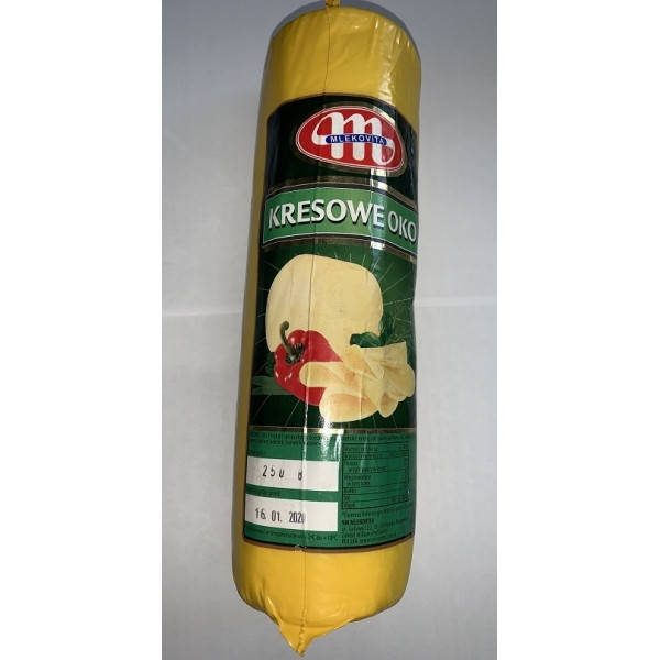 

Сир твердий Kresowe OKO Mlekovita Польща.