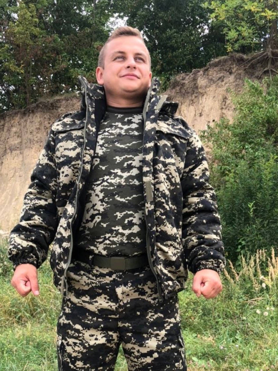 

Бушлат зимовий піксель фліс 48