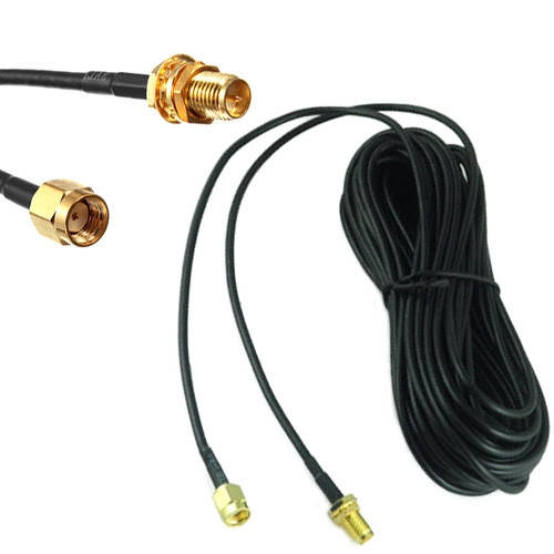 

Шнур 20м удлинитель Wi-Fi ВТВ RP-SMA, коаксиал, антенна