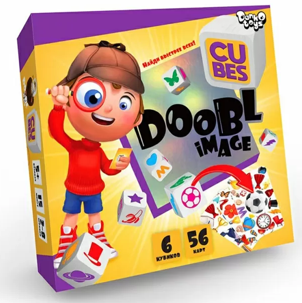 

Настольная игра "Doobl Image Cubes" Данко-Тойс арт. DBI-04-01