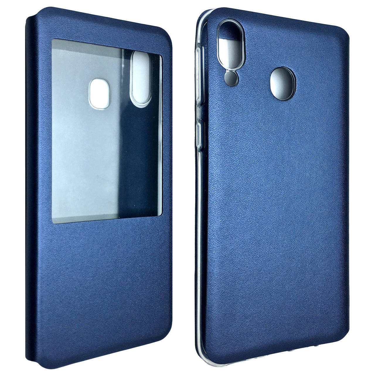 

Чехол-книжка DK-Case силикон кожа для Samsung A20/A30 (blue), Синий
