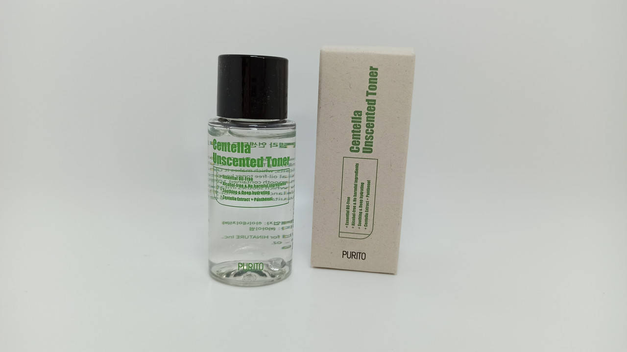 

Успокаивающий тонер для чувствительной кожи PURITO Centella Unscented Toner 30 ml