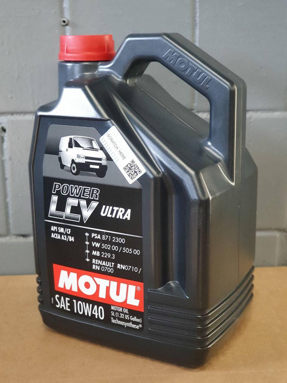 

Моторное масло MOTUL POWER LCV ULTRA 10W-40 5 л.
