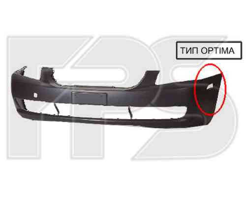 

Передний бампер Kia Magentis (06-08) тип Optima (USA) (FPS) 865112G002