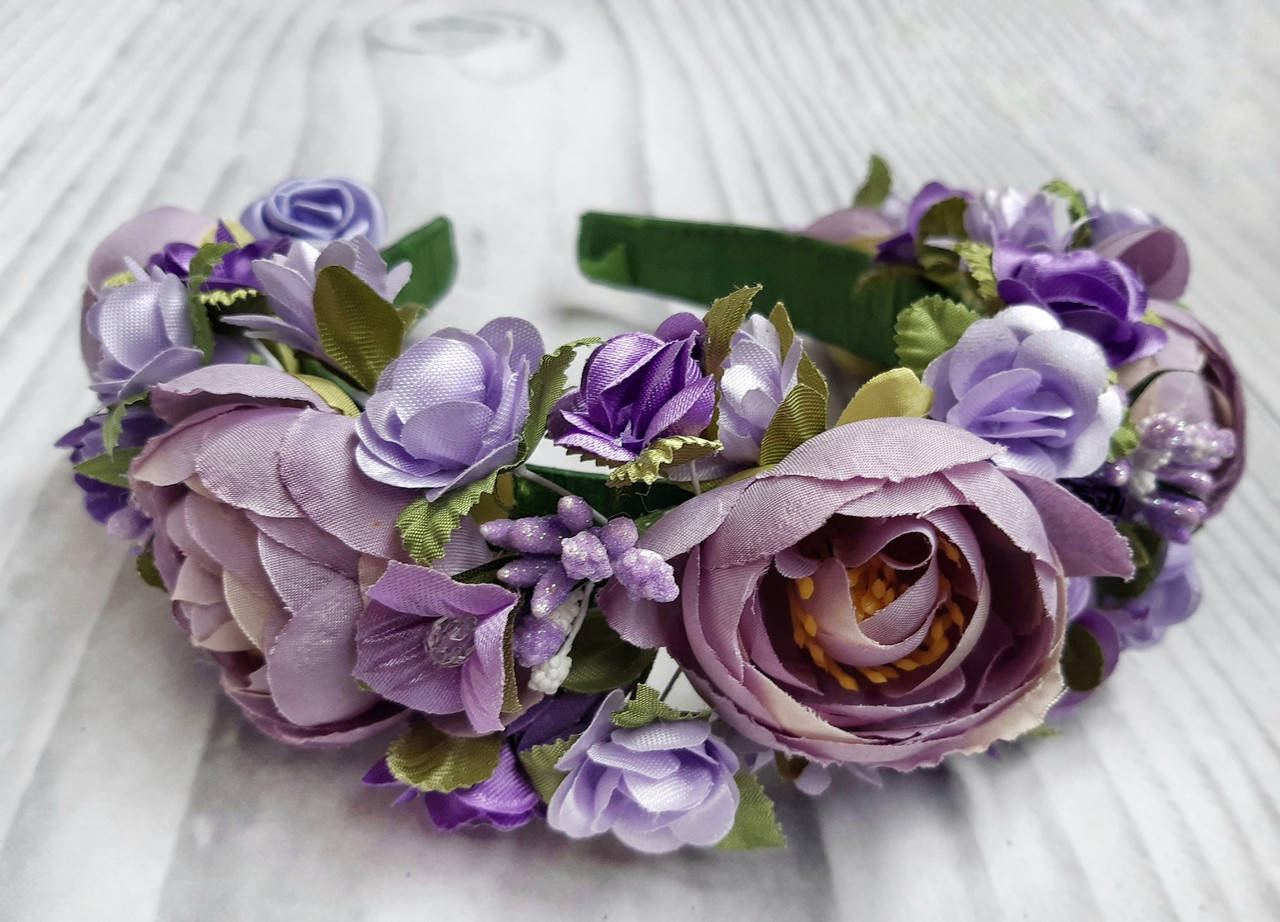 

Обруч для волосся Галичанка фіолетовий