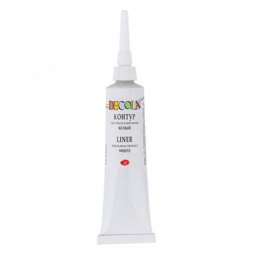 

Контур по стеклу и керамике ДЕКОЛА, белый, 18мл ЗХК