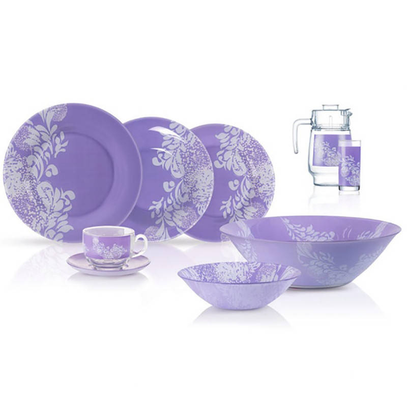 

Сервиз столовый Luminarc Piume Violet, 46 предметов (P7262), Фиолетовый