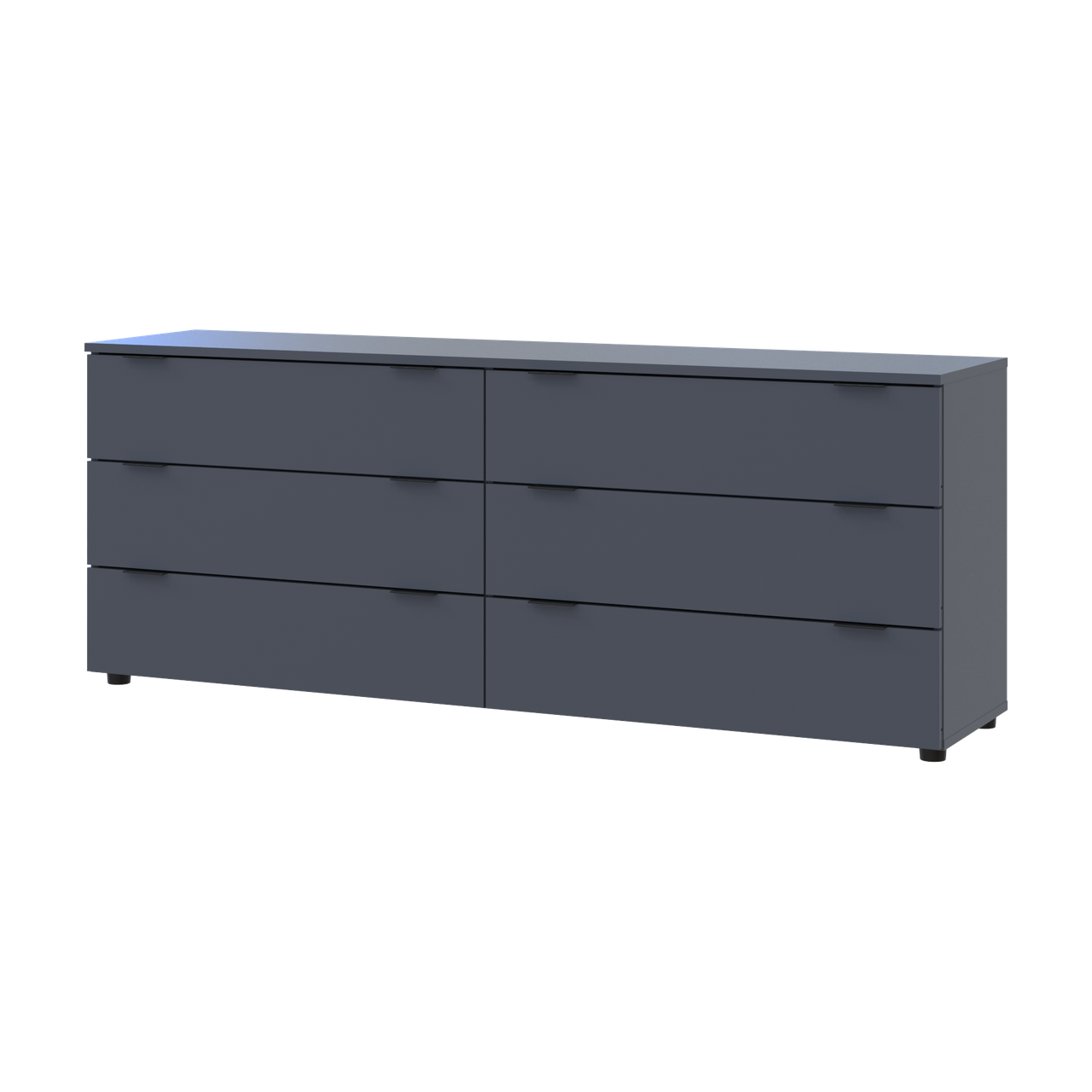 Комод Doros Рон 9 Графіт 6 Шухлядок 160х38х62 (41516176)