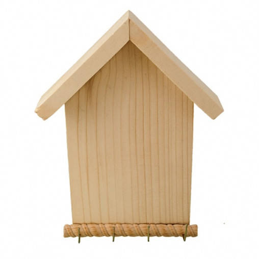 

Деревянная ключница настенная | заготовка под декупаж | для розписи |23х19 см