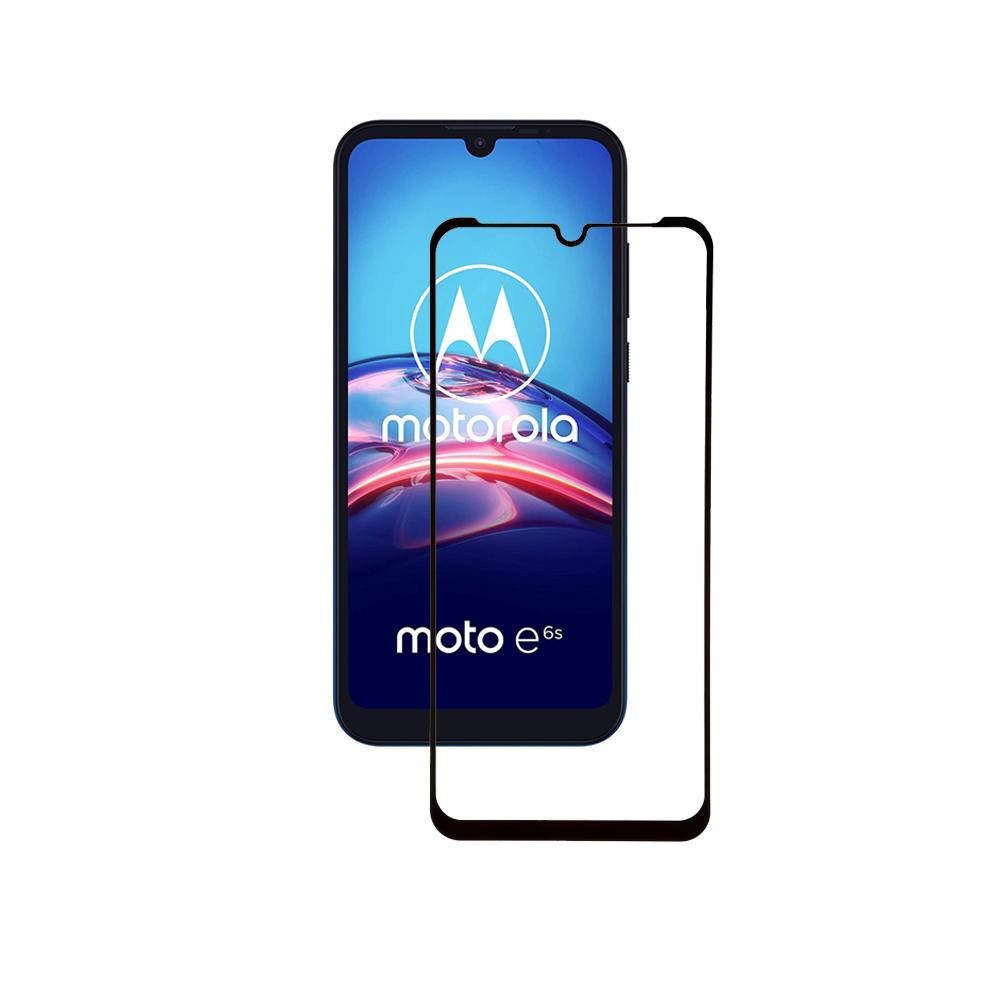 

Защитное стекло для Motorola E6s на весь экран 5д стекло на телефон моторола е6с черное NFD, Черный