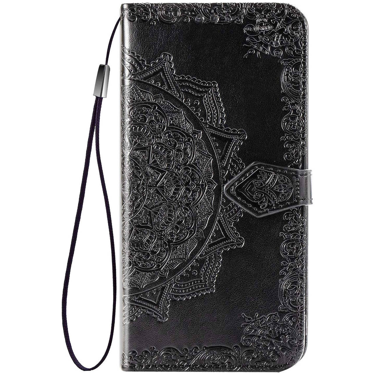 

Кожаный чехол (книжка) Art Case с визитницей для ZTE Blade v2020, Черный
