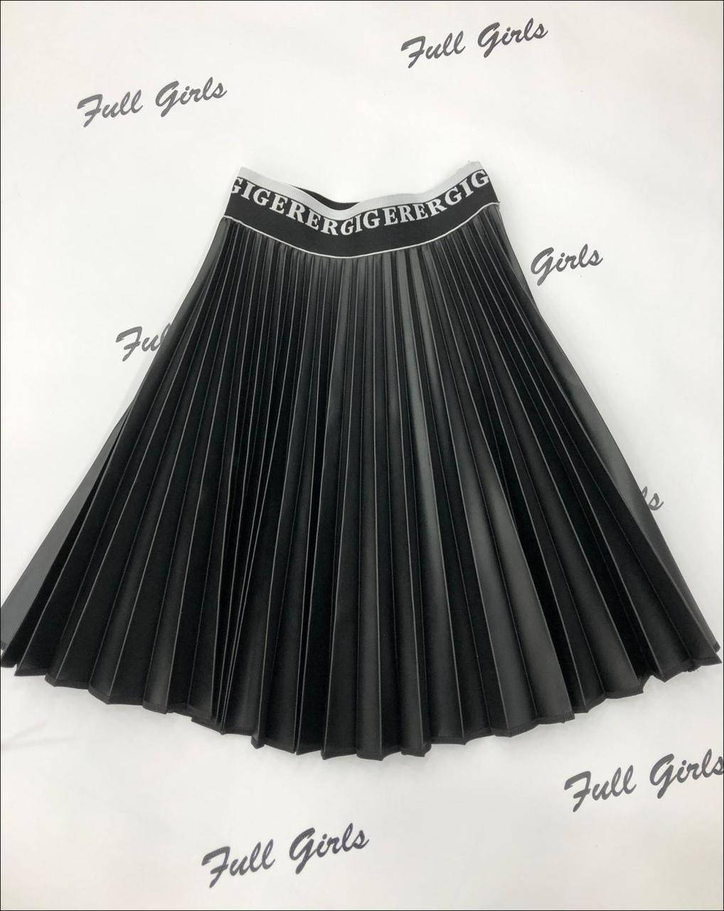 

Кожанная юбка FULL 2554 Чёрный, Черный