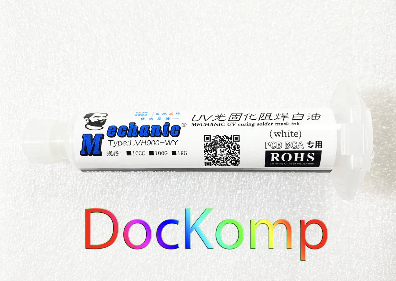 

Mechanic (Type LY-UVH900) белая УФ маска для печатных плат (10мл)