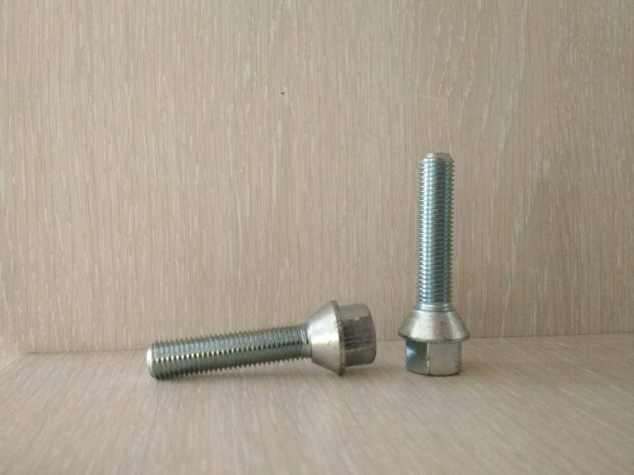 

Болт колесный М12х1.25х55 Конус Цинк Ключ 17